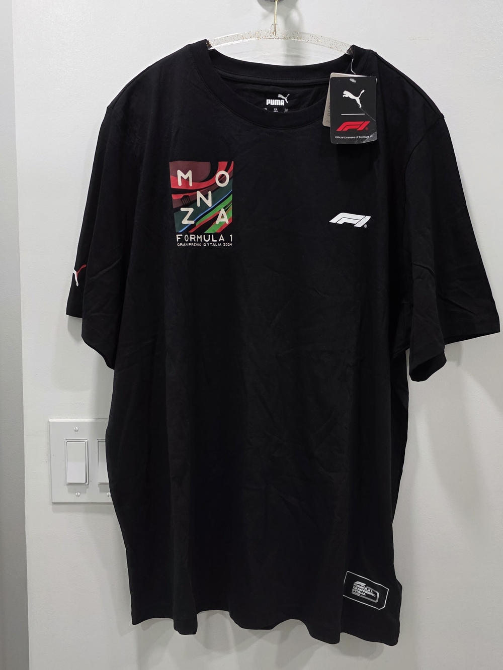 Puma Formula 1 Tech Collection F1 Men's Monza GP T-Shirt - Black